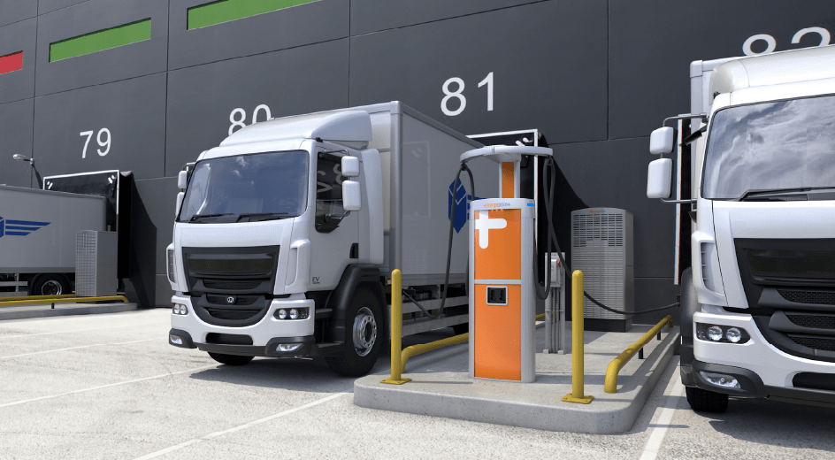 EV fleet charging station