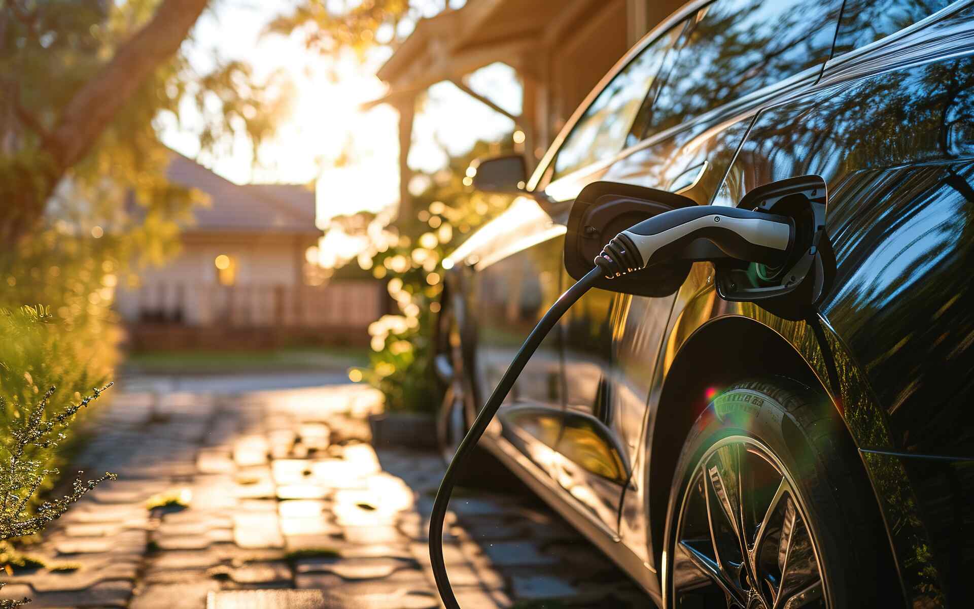 Charger for electric car